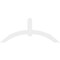 Ekena Millwork Archdale Architectural Grade PVC Gable Bracket, 84"W x 35"H x 2"D x 6"F, 10/12 Pitch GBP084X35X0206ARC00 - alternate 4